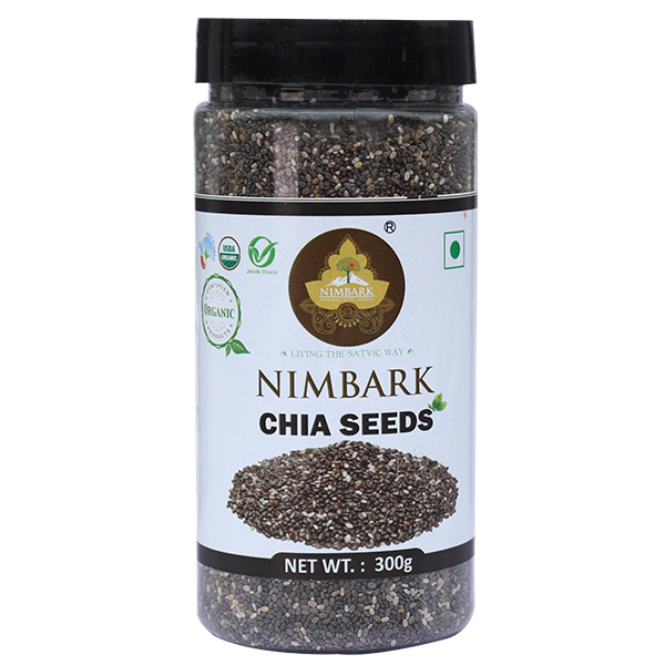 Nimbark Organic Chia Seeds Black | Diet food  | Chia Seeds for Weight loss | Healthy Seeds | Black Seeds 300gm